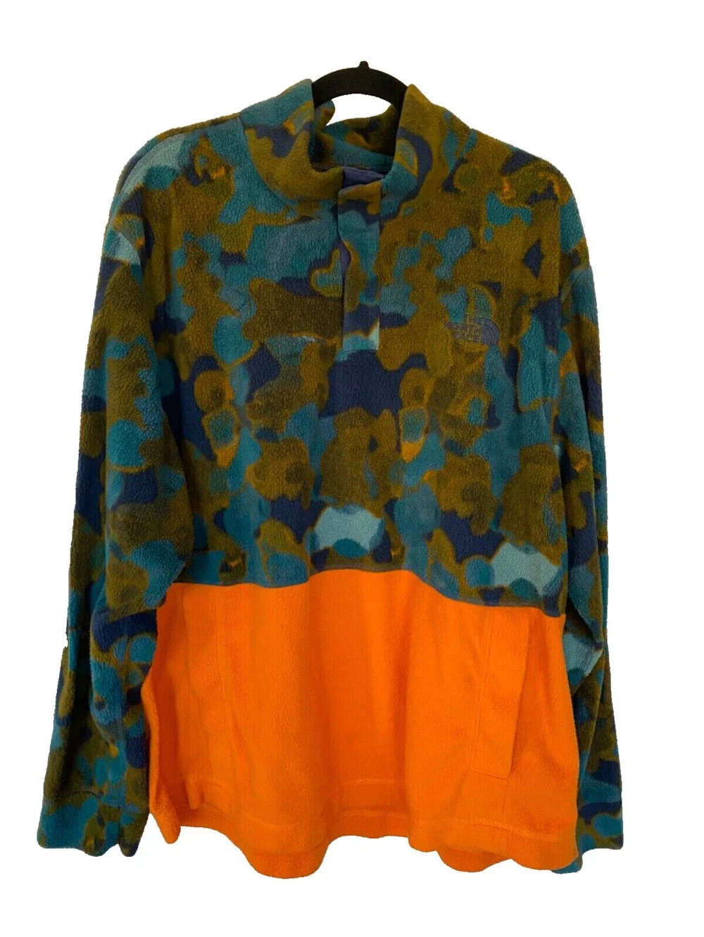The North Face Pali Pile Fleece Men Size Extra Large XL Summit Navy Camo